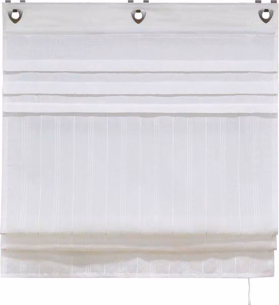 Tende da cucina e in stile rustico senza forature, con eleganti anelli