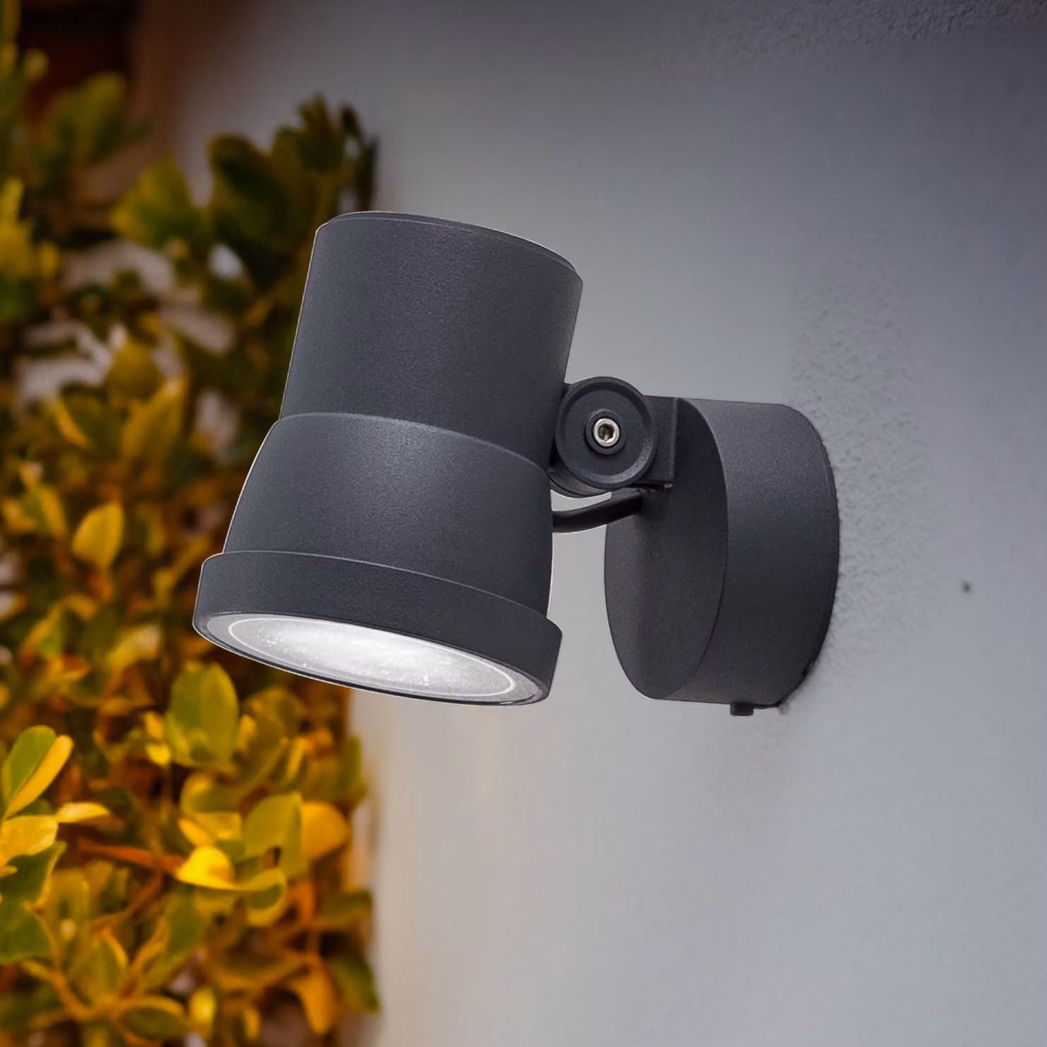 BEGA Faretto LED Bega 84952K3, DALI, grafite, alluminio fuso 84952K3, Nero, Alluminio, Lampada LED da esterni