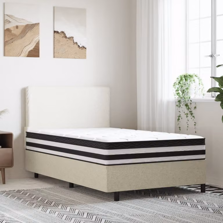 vidaXL Materasso a Molle Insacchettate Medio 120x200 cm