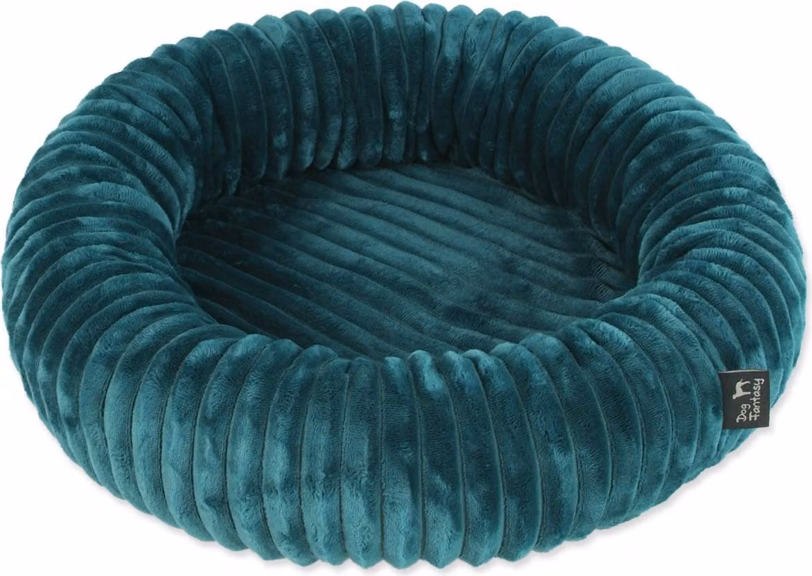 Cane Fantasy Stripe rotondo verde smeraldo 40 cm