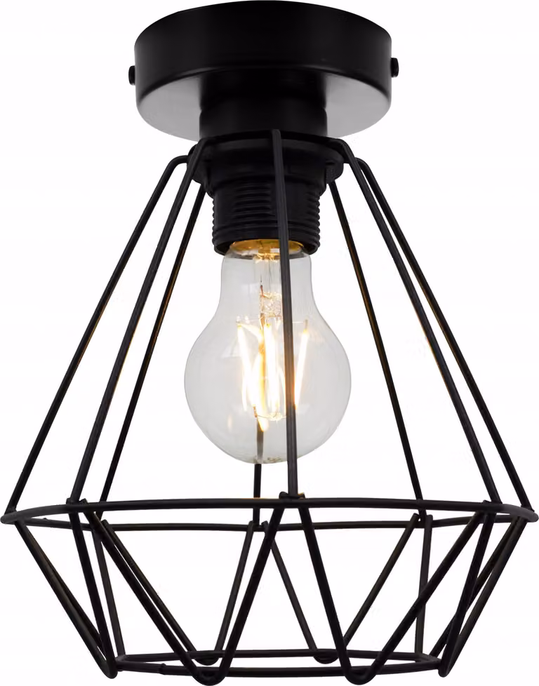 Lampada Da Soffitto Loft Diamond Edison Wire Led