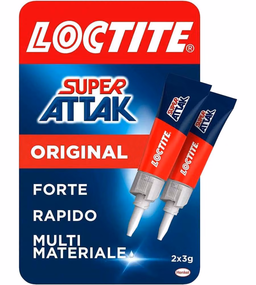 Loctite Super Attack Origin Adesivo Istantaneo Trasparente 2x3g – 2
