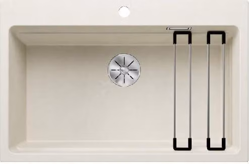 Blanco Etagon 8 - Lavello in silgranito, 780x510 mm, con accessori, InFino, bianco 527079