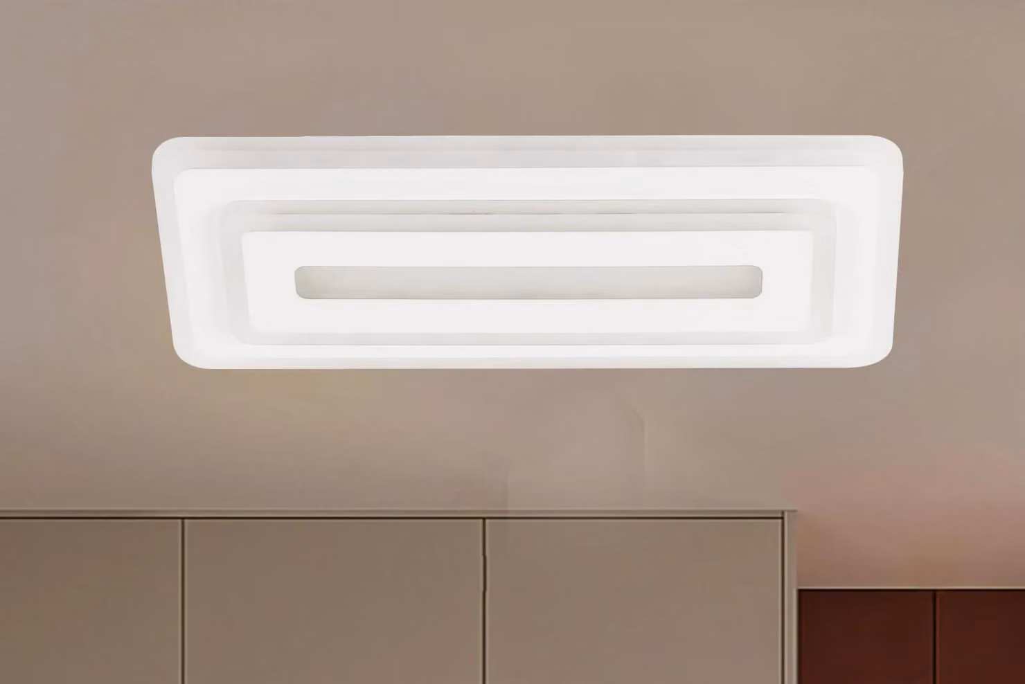 Lampada a soffitto a LED con telecomando, 85W - J1345/W