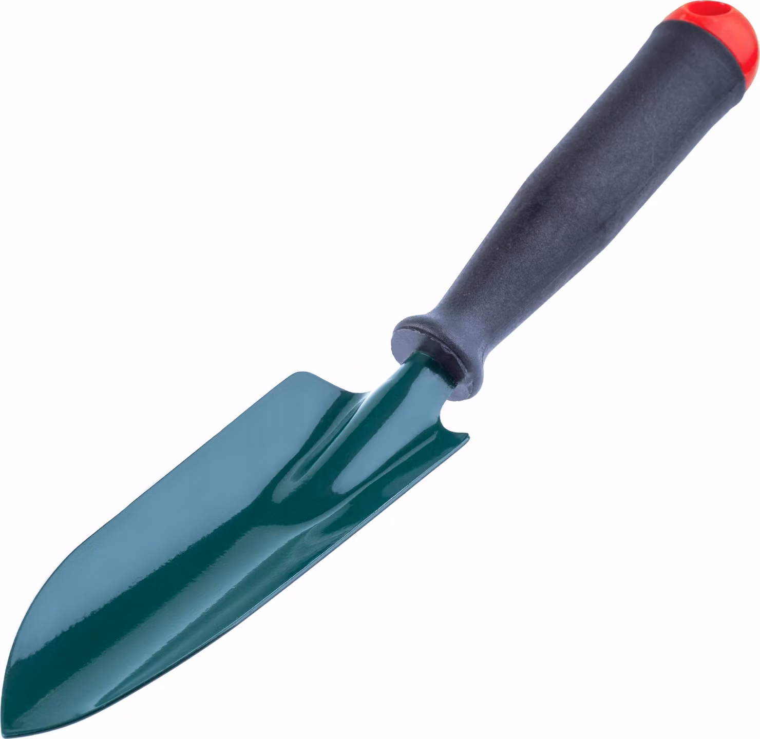 KADAX cazzuola stretta per fiori, pala da giardino in metallo, pala per fiori con manico in plastica