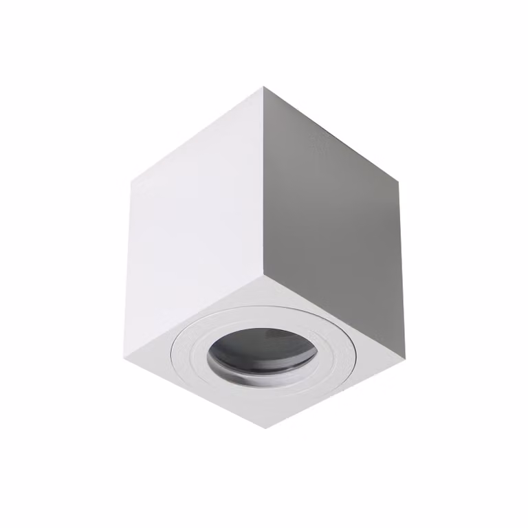 Plafonaio ermetico per bagno LARKS White IP44 GU10 220-240V bianco EDO777863 EDO Solutions