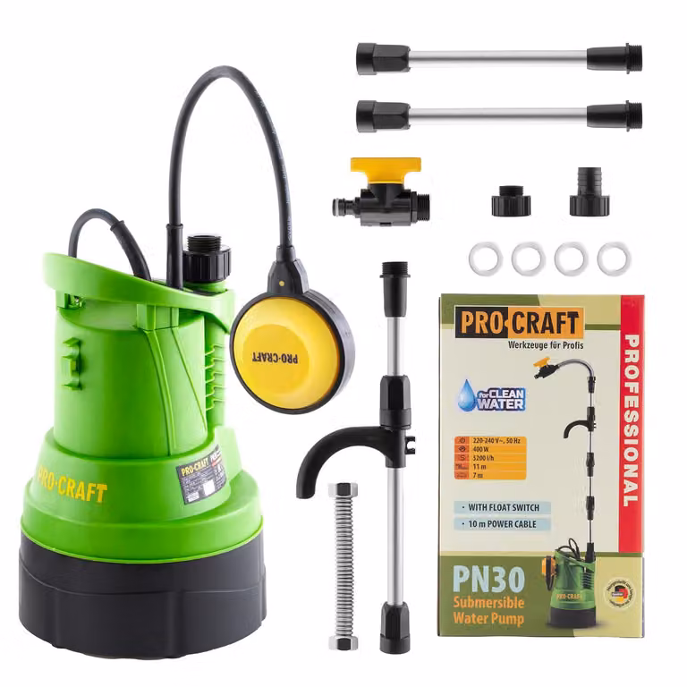 Pompa sommersa sospesa per vaso da innaffio Procraft PN30