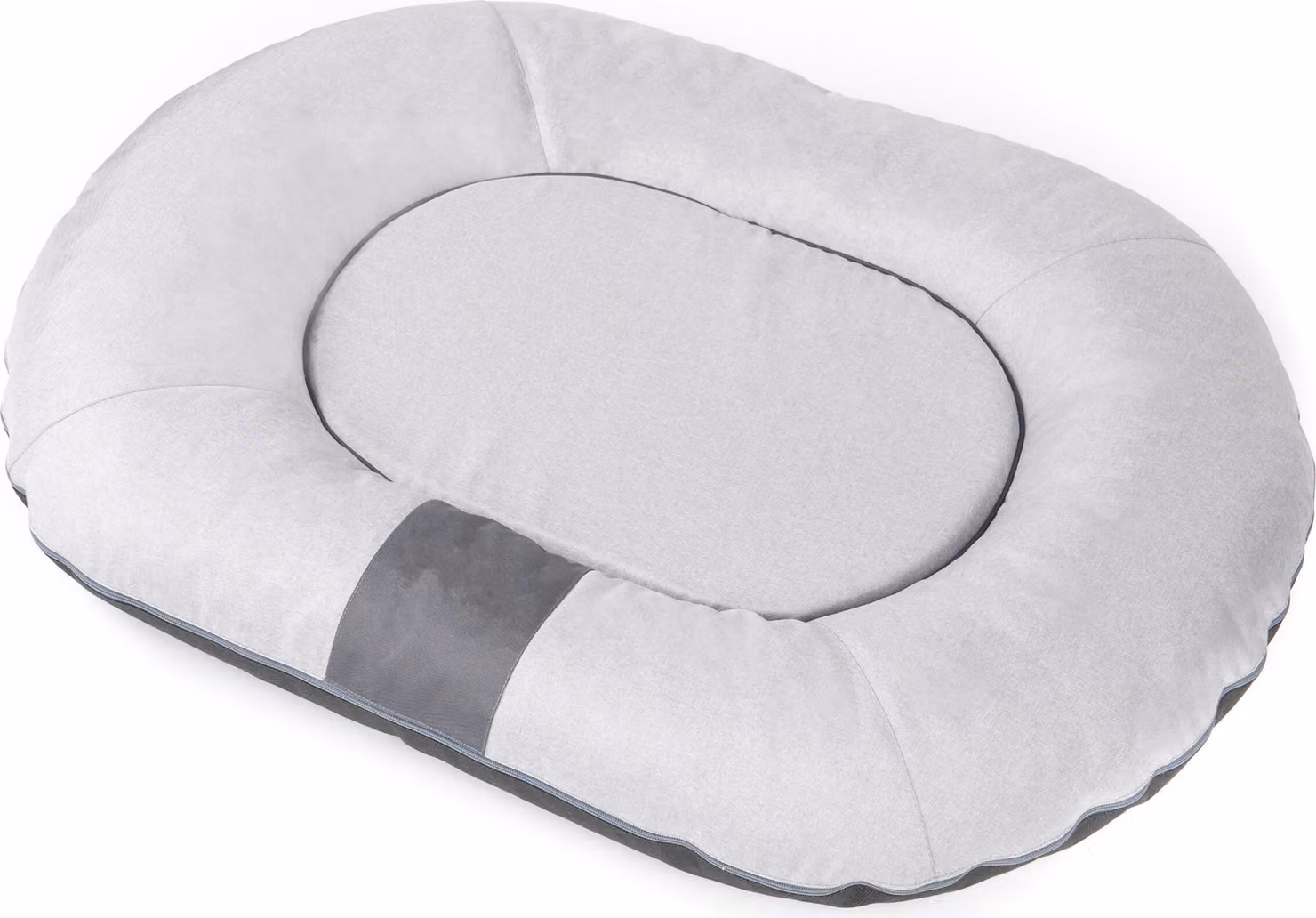 Lettino per cani Pontoon "Comfort" - 90x65 cm - ovale, antigraffio e idrorepellente | Zona notte per cani Divano per cani Cuscino per cani | PillowPrim