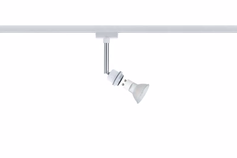 (modello) Sistema a binari Paulmann URail, faretti LED DecoSystems, 1x3,5W, attacco GZ10, 230V, colore bianco, metallo