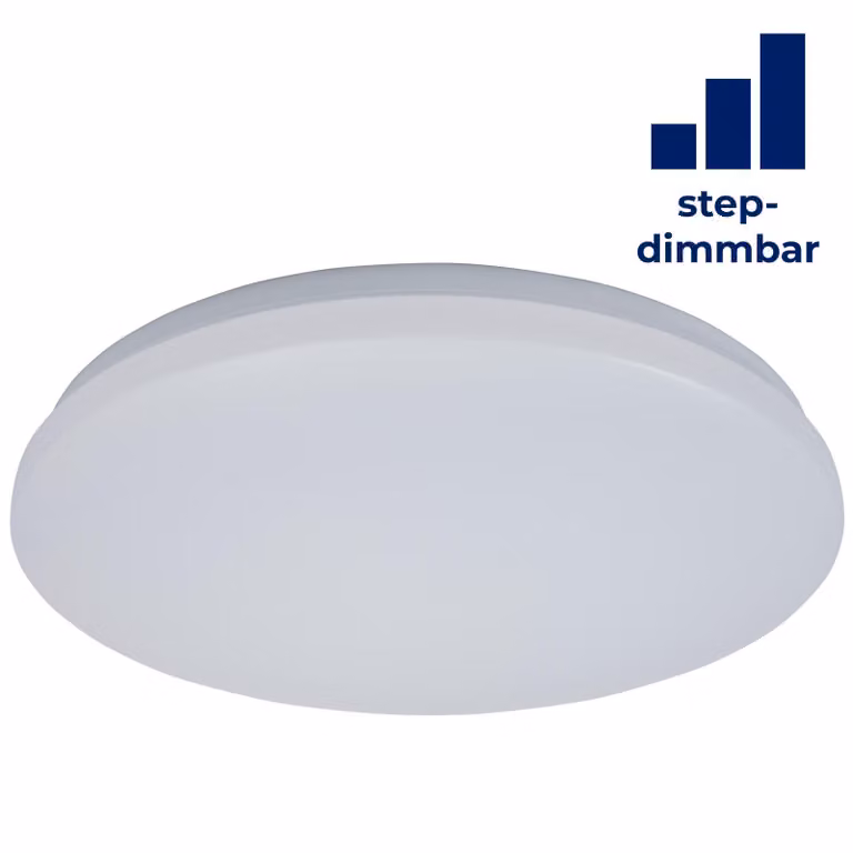 Plafoniera LED McShine "illumi", 24W, 1.920 lm, Ø38cm, 3000K, dimmerabile a step