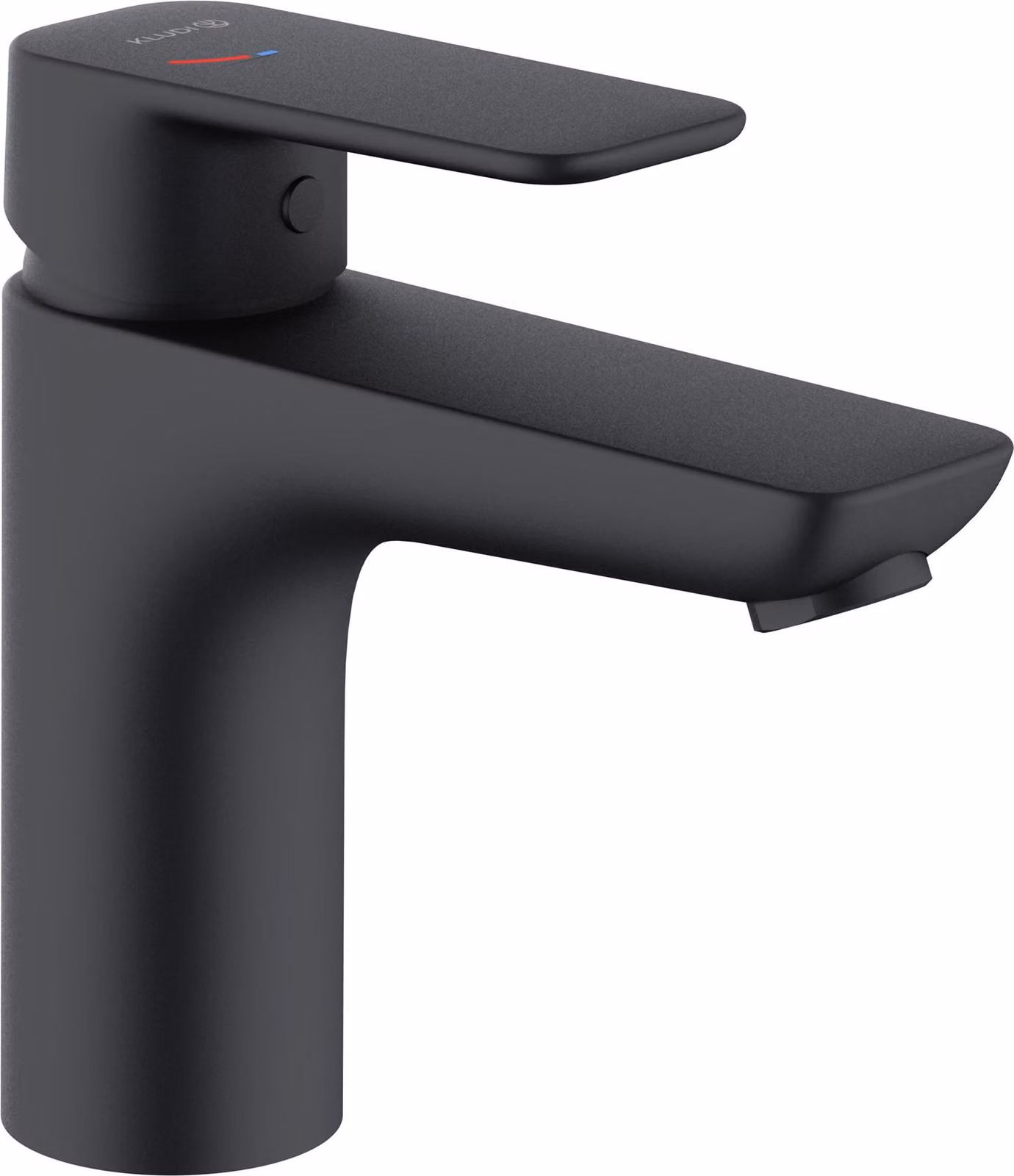 KLUDI PURE&STYLE Mitigeur monocommandé pour lavabo, hauteur de bec 100mm, sans garniture d'écoulement, EcoPlus, 401983975, 401983975