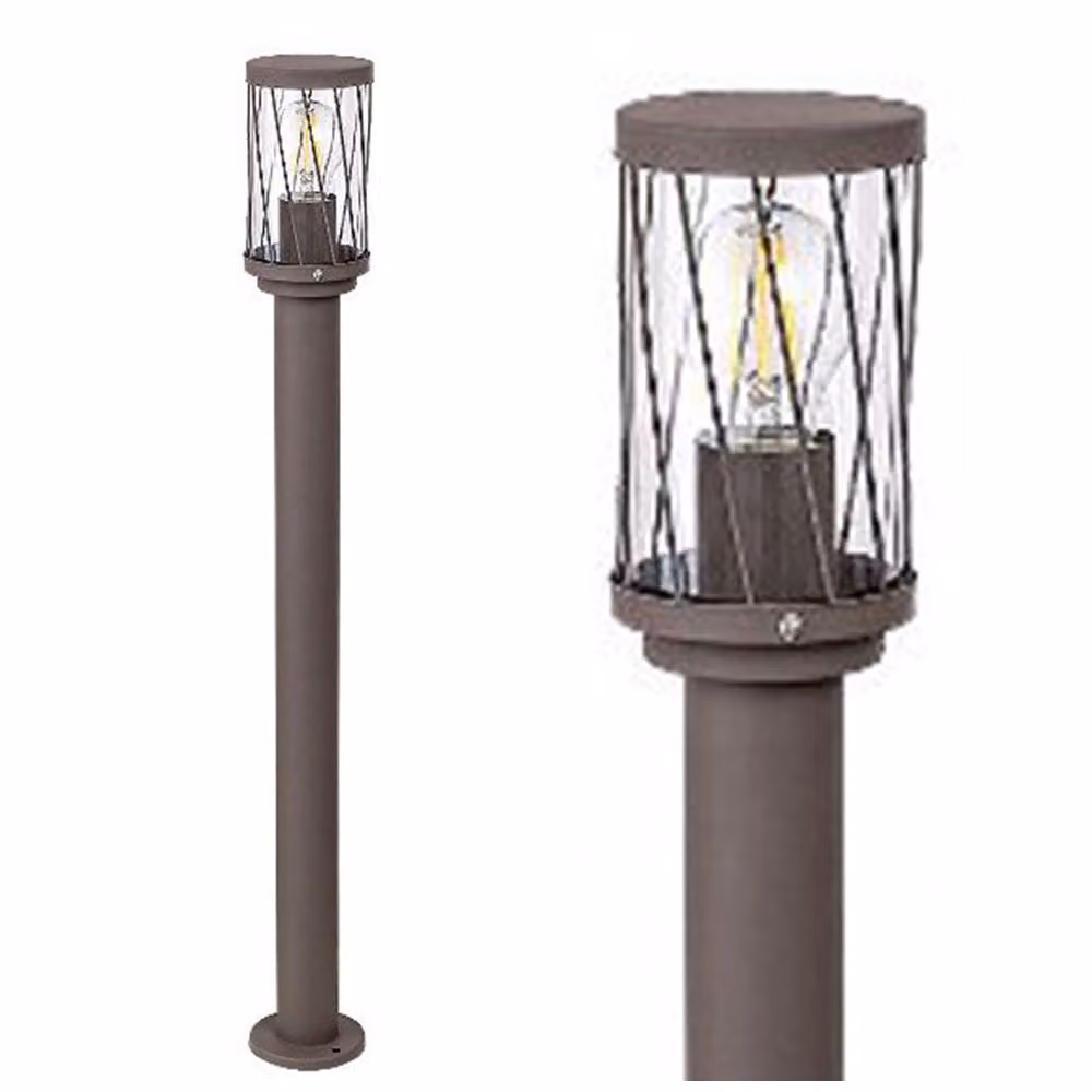 Lampada da giardino 1xE27 Budapest Brown 8890 Rabalux