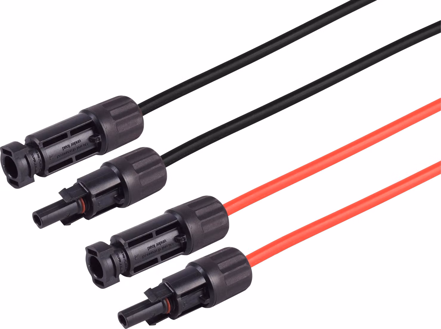 S-IMPULS Prolunga MC4, 4mm², H1Z2Z2-K, set di 2 rosso/nero, 2m