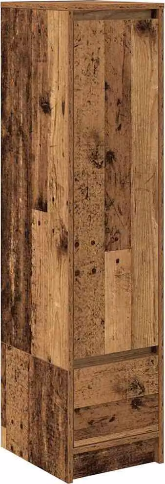 Credenza Legno Antico 29,5x34x119,5 cm in Truciolato