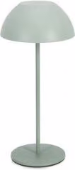 Lampada da tavolo Bizzotto BEREN Verde con luce bianco caldo e protezione IP44, H 28 cm x L 13 cm