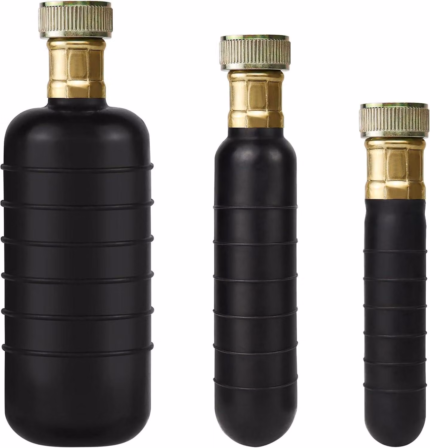 Sgocciolatore per WC professionale ad aria compressa - Disincrostante per scarichi - Disincrostante per WC - Pompa manuale - Confezione da 3 pezzi - Pulizia efficiente degli scarichi - Detergente per scarichi