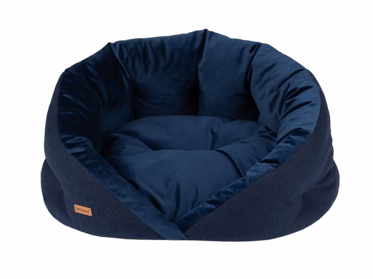 Letto per cani SIDNEY - bozzolo blu taglia S, M Taglia: S - 50x50x35 cm