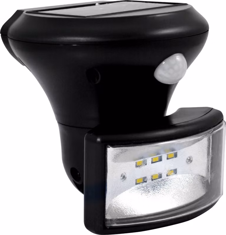 Lampada solare a LED con sensore crepuscolare e sensore di movimento PIR 307729 Polux