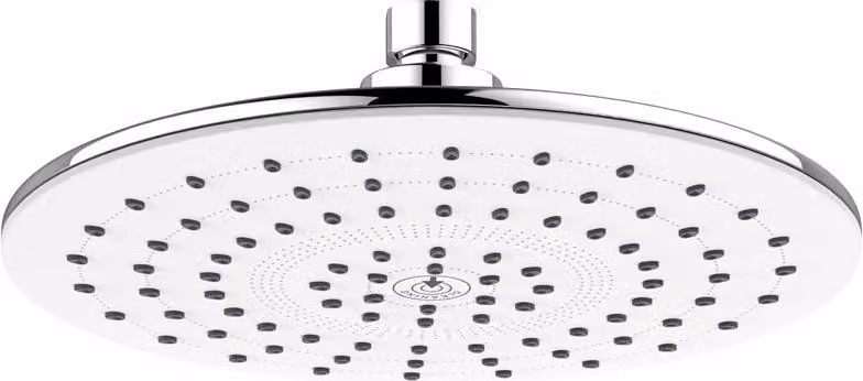 Piatto doccia superiore Mereo ø 226 mm con cerniera, plastica cromata - CB585C