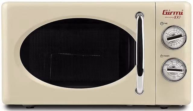Forno a microonde combinato Girmi FM21 con funzione grill, capacità 20 l, beige – 1