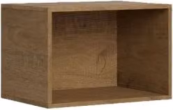 Pensile a giorno Itamoby per cucina in finitura Quercia Natura, L/P/H: 60 x 39,2 x 40 cm e 40 x 39,2 x 60 cm