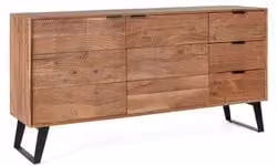 Madia ISAR Bizzotto in legno marrone stile industrial