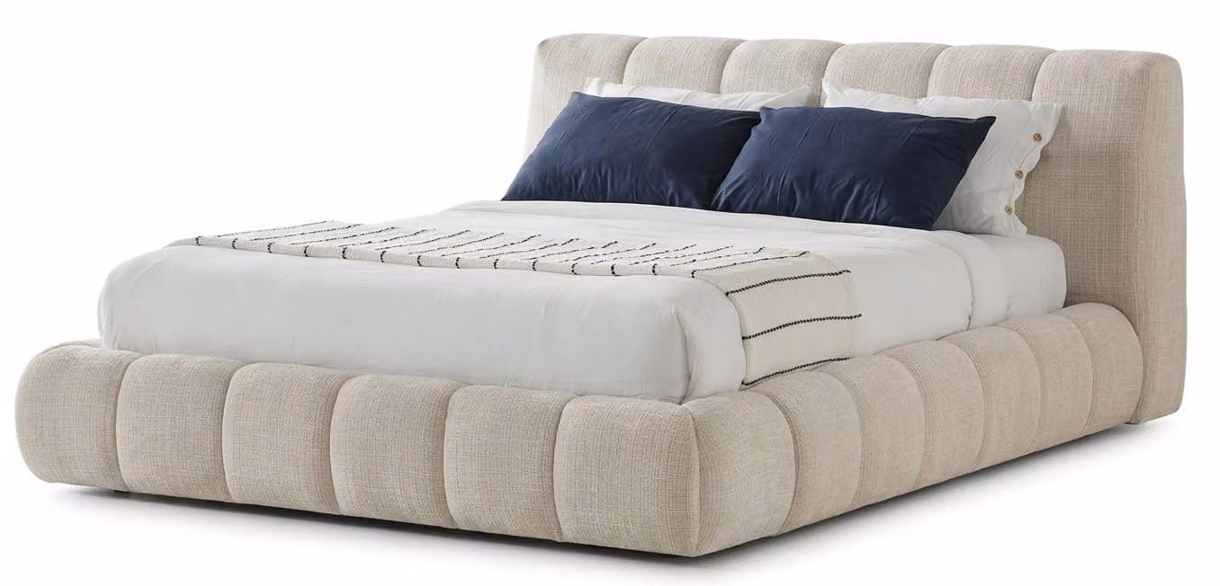 Bett spazioso, confortevole, stile moderno, bianco, pratico, comodo, camera da letto