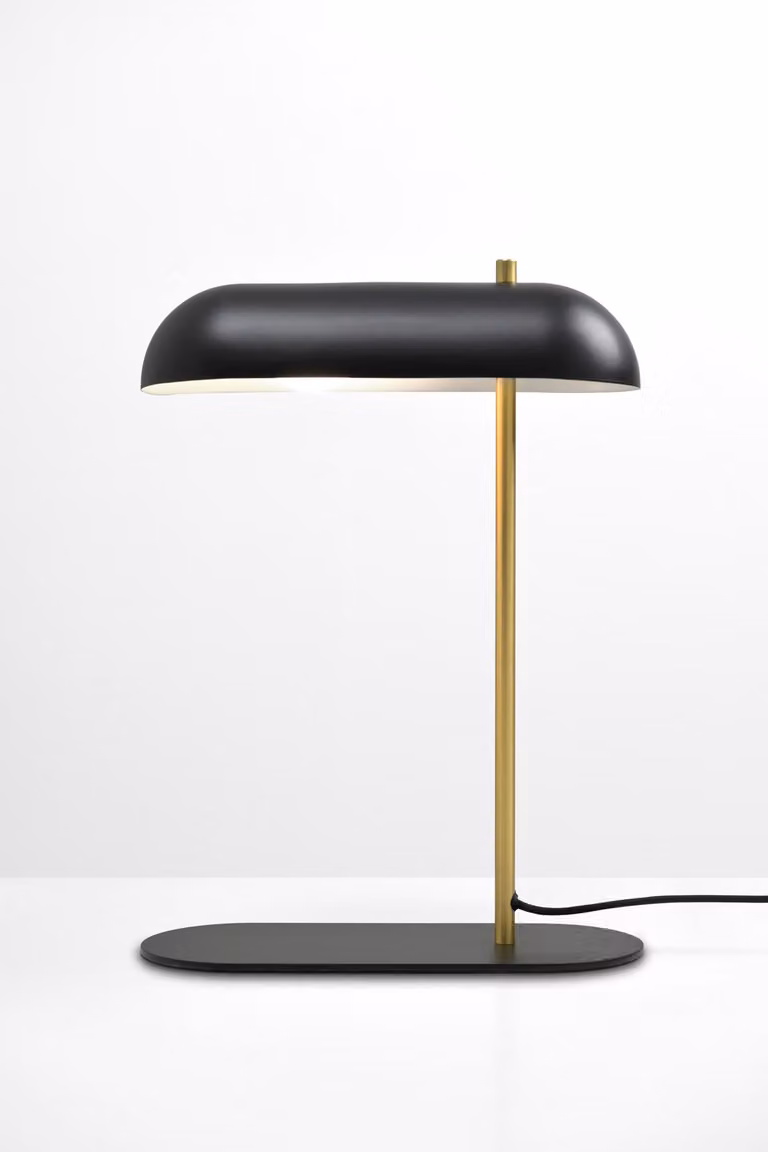 Lampada da tavolo casa NOVA SAMY BHT 31x45x13 cm, dorata