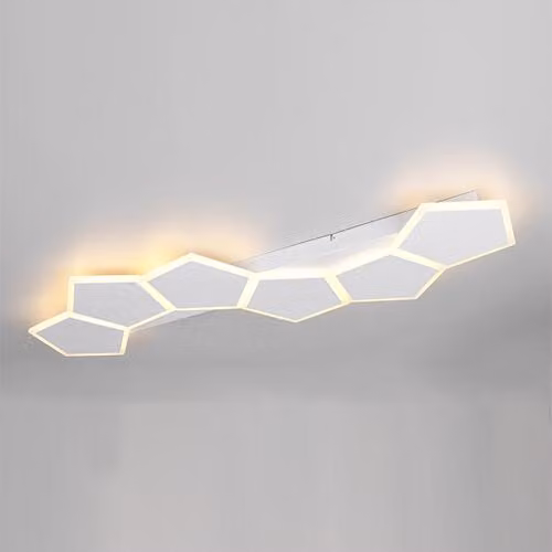 TRIO-Leuchten, plafoniera a LED ZAYA, dimensioni 99x4,50x39,50 cm, colore bianco