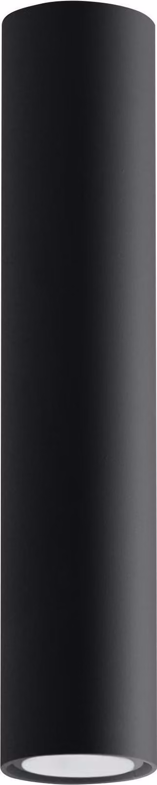 Lampada a soffitto LAGOS 30 nero 1xGU10 10W acciaio 30x6x6cm Sollux Lighting