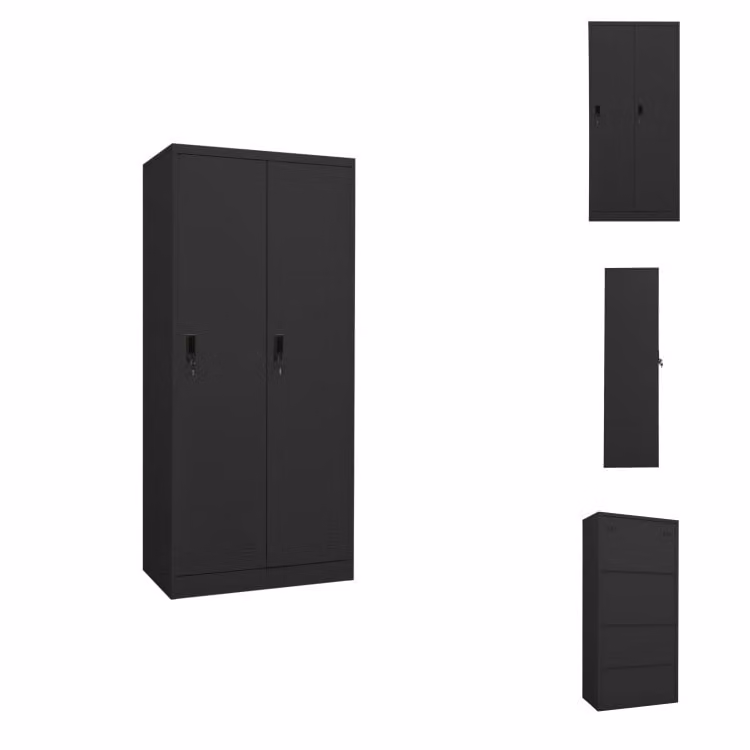 vidaXL Armadio antracite 80x50x180 cm acciaio - Armadi