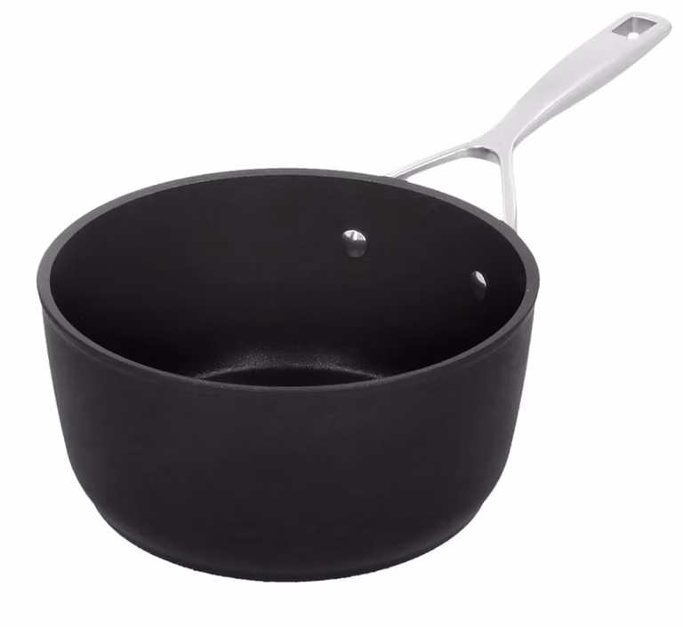 Casseruola con manico in alluminio antiaderente per induzione, linea Alu Pro 5, diam. 18cm (FINE SERIE)