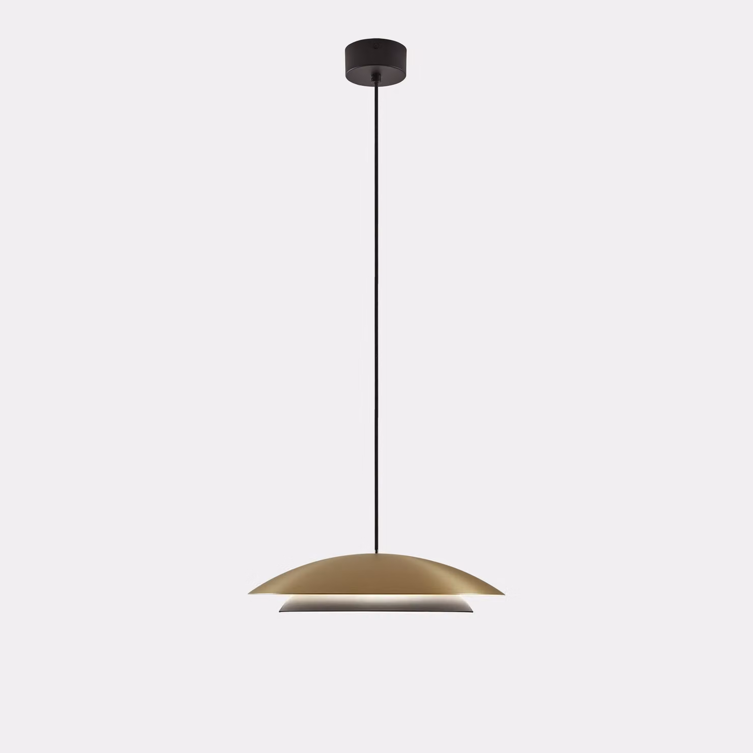 Lampada a sospensione LEDS C4 Noway - 18,5 W, bianco caldo, 618 lm, oro