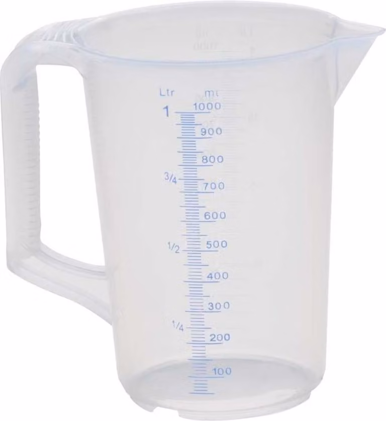 hünersdorff caraffa dosatrice 1000 ml polipropilene trasparente - 936000