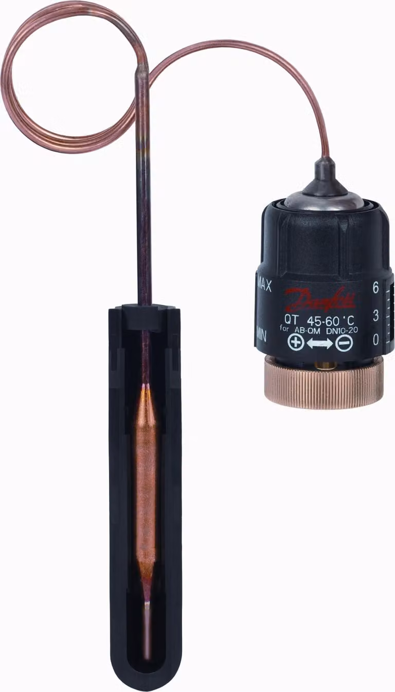Azione termostatica Danfoss QT per AB-QM 4,0 DN 15-32, 45-60 C, 1 pz.