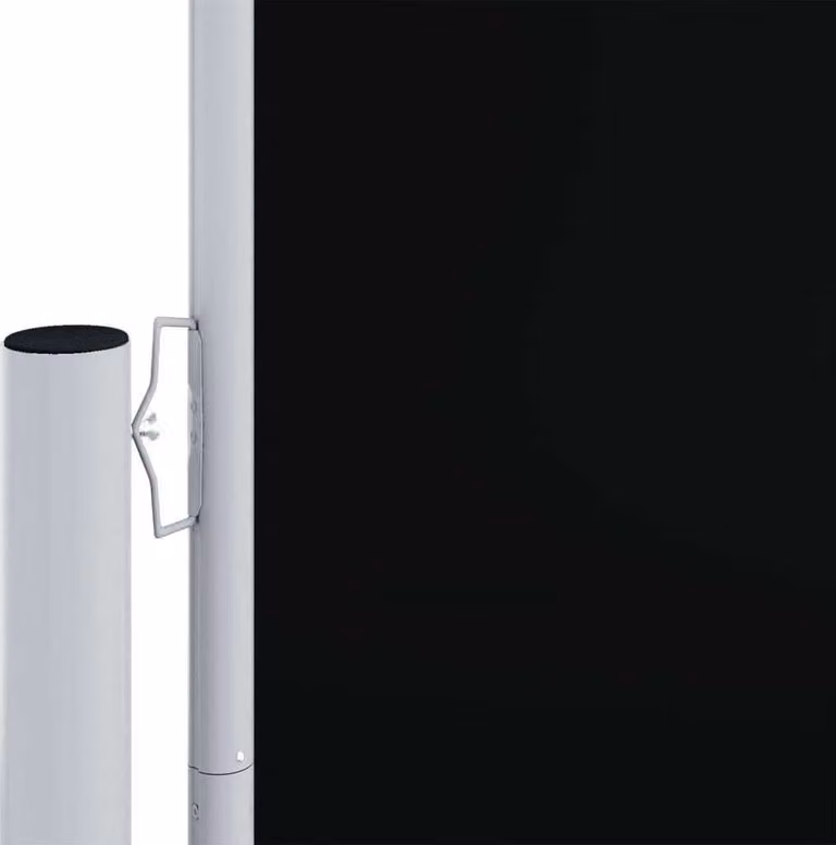 Tenda da Sole Laterale Retrattile Nera 180x1200 cm