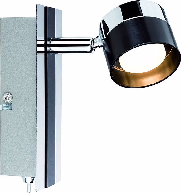 Plafoniera Paulmann LED 1x3W Stage 230V, nero/cromo