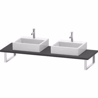 Consolle Duravit DuraStyle 80-200x55cm, 2 A., spessore 3cm, grafica ma