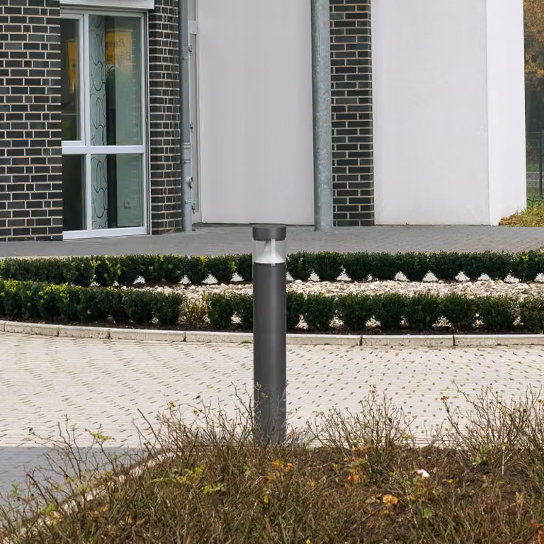 Albert Leuchten Lampioncino da giardino 2275, dimmerabile, Alluminio / Grigio / Zincato, Alluminio, Moderno, Lampada LED da esterni