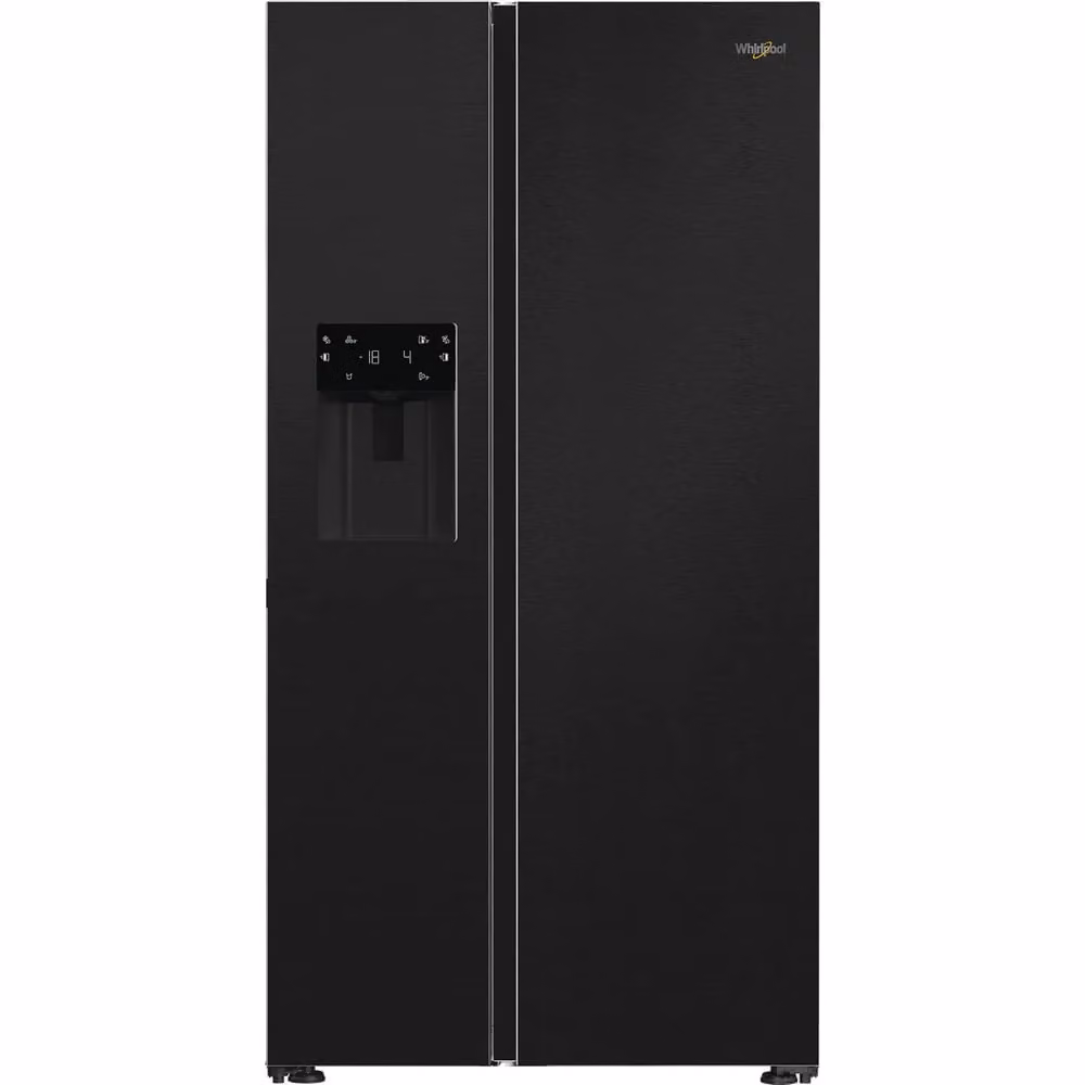 Whirlpool frigorifero side by side black con dispenser d'acqua, Dual No Frost, classe energetica D, H: 203.0 cm, L: 91.0 cm, P: 70.5 cm – 2