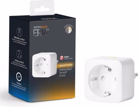 Presa intelligente dimmerabile ZigBee bianca