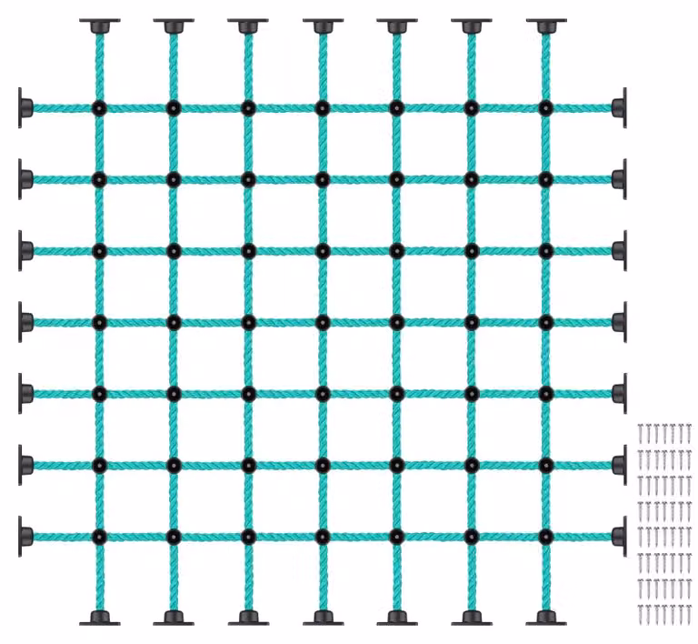 Altalena per bambini con base di installazione, 60" × 60"