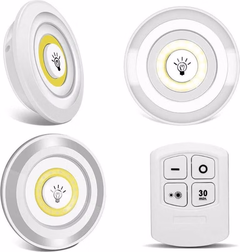 3 COB a batteria con luce wireless
