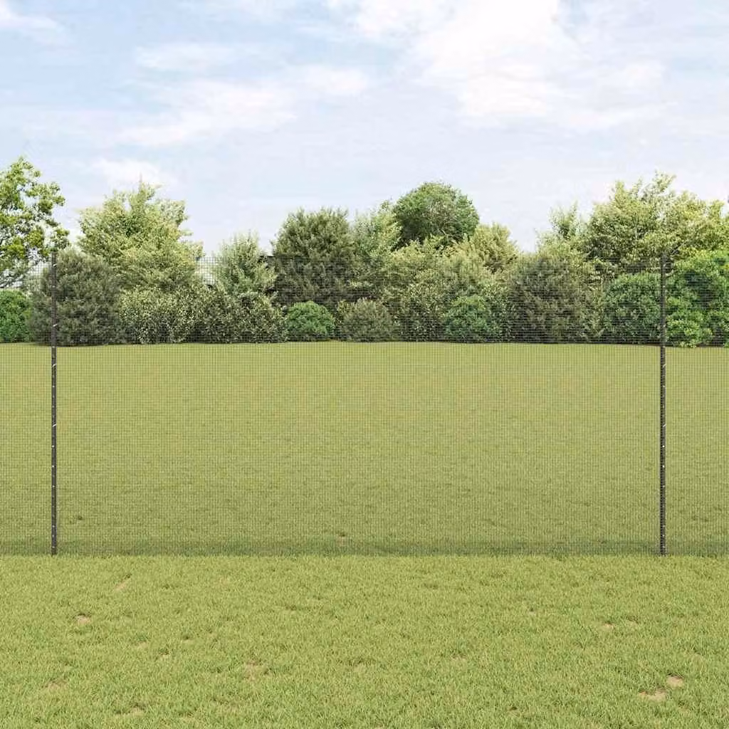 Recinzione in rete saldata con palo 10 x 1,5 m (L x H)