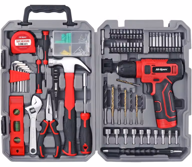 Set di avvitatore a batteria da 8V per foratura, avvitatura e lavori di bricolage