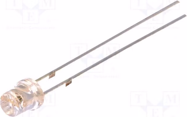 2 LED verdi OSG5DA33C1A, diodi LED a foro passante (THT), 3 mm: concavi, 500÷750 mcd, 3 mm, 120°