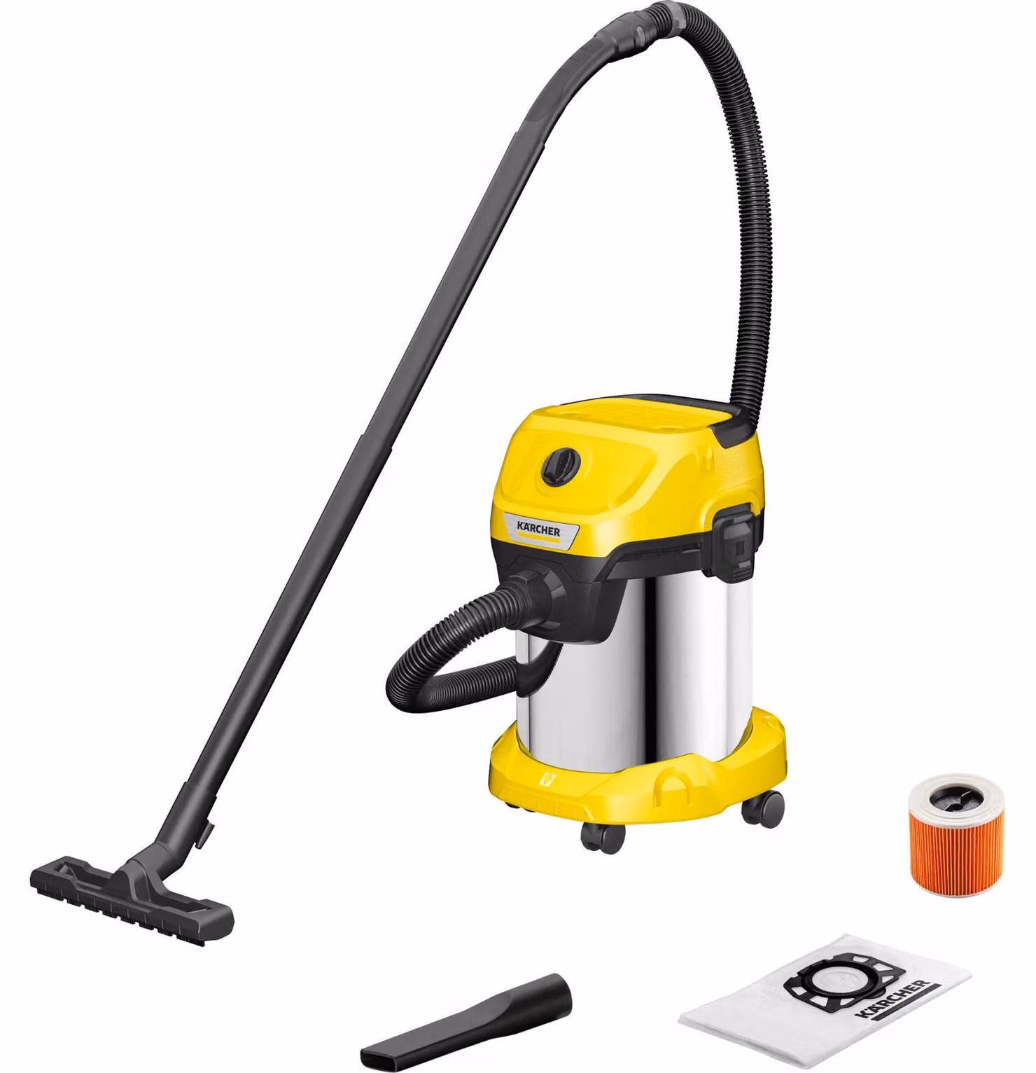 Kärcher WD 3 S V-17/4/20 17 L Drum vacuum Dry&wet 1000 W Dust bag