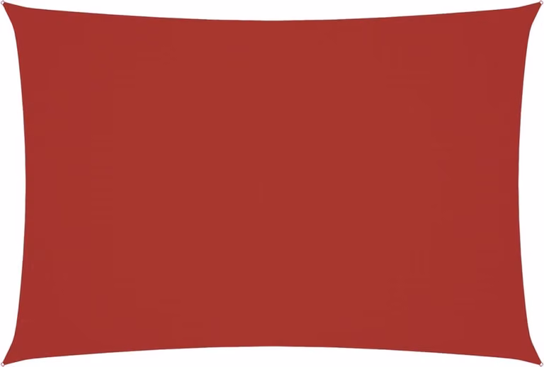 Parasole a Vela Oxford Rettangolare 3x5 m Rosso