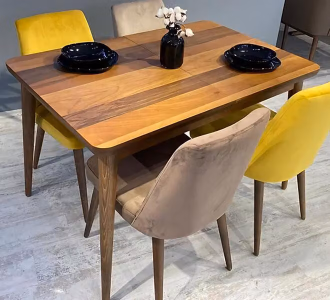 Esszimmer Esstisch Essplatz Tafel Wohnzimmertisch Tisch Möbel 120x80
