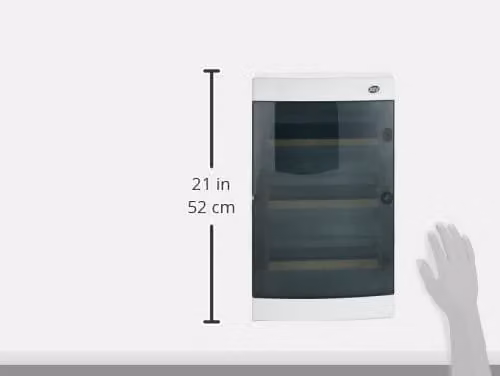 Quadro di distribuzione compatto, modello AP, con 3 file da 36 moduli, grado di protezione IP40